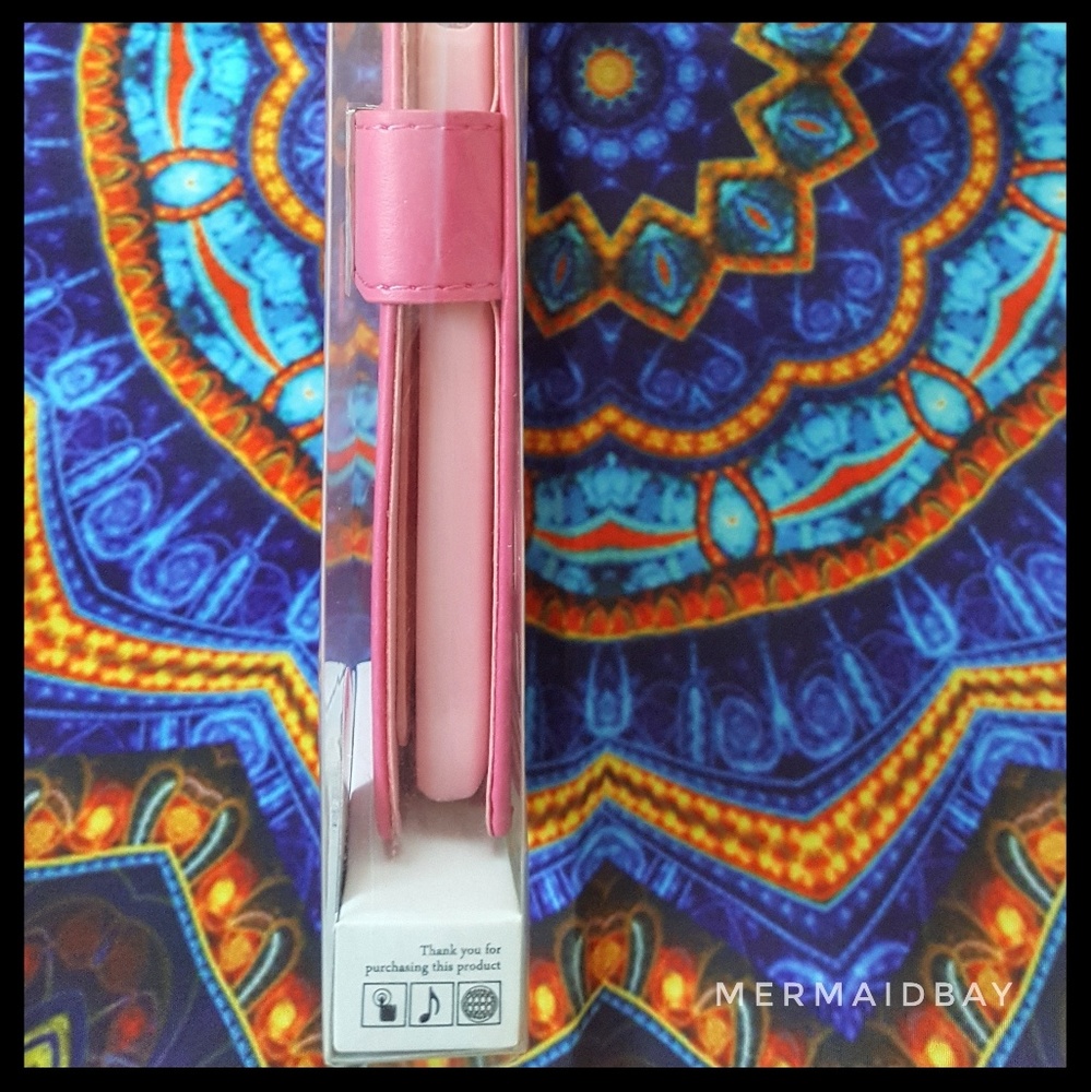 Galaxy Note 4 Magenta Rose Pink Flip Wallet Case - Picture 2 of 7